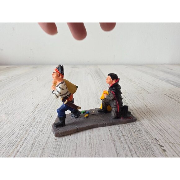 Lemax pirate Dracula leaky bag trick or treat candy boy village Halloween access - Picture 3 of 9